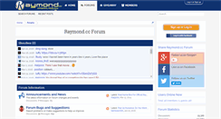 Desktop Screenshot of forum.raymond.cc